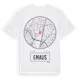 White t-shirt med Emaus t-shirt