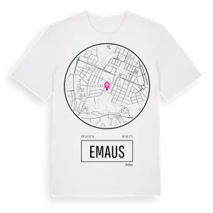 Emaus t-shirt – ekologisk bomull t-shirt från Pinshirt