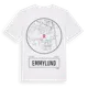 White t-shirt med Emmylund t-shirt