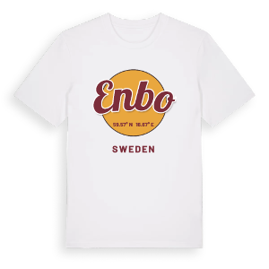 Enbo cirkel t-shirt – ekologisk bomull t-shirt från Pinshirt