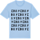 Blue Soul t-shirt med Enby ordlek t-shirt