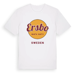 Ersbo cirkel t-shirt – ekologisk bomull t-shirt från Pinshirt