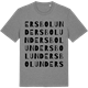 Mid Heather Gray t-shirt med Ersbolund ordlek t-shirt