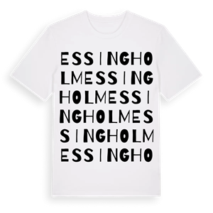 Essingholm ordlek t-shirt – ekologisk bomull t-shirt från Pinshirt