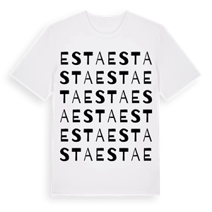 Esta ordlek t-shirt – ekologisk bomull t-shirt från Pinshirt