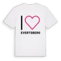 Jag älskar Evertsberg t-shirt stort tryck