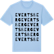 Blue Soul t-shirt med Evertsberg ordlek t-shirt