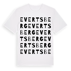 Evertsberg ordlek t-shirt – ekologisk bomull t-shirt från Pinshirt