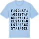 Blue Soul t-shirt med Fågelsta ordlek t-shirt