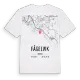 Fågelvik karta t-shirt