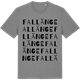 Mid Heather Gray t-shirt med Fallänge ordlek t-shirt
