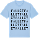 Blue Soul t-shirt med Fallet ordlek t-shirt