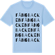 Blue Soul t-shirt med Fångbacken ordlek t-shirt
