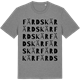 Mid Heather Gray t-shirt med Färdskär ordlek t-shirt