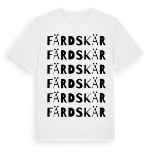 Färdskär ordlek t-shirt – ekologisk bomull t-shirt från Pinshirt