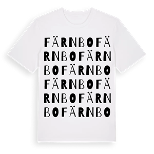 Färnbo ordlek t-shirt – ekologisk bomull t-shirt från Pinshirt
