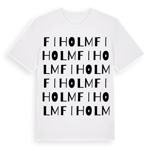Fiholm ordlek t-shirt – ekologisk bomull t-shirt från Pinshirt