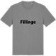 Mid Heather Gray t-shirt med Fillinge fetstil t-shirt