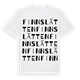 White t-shirt med Finnslätten ordlek t-shirt