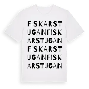 Fiskarstugan ordlek t-shirt – ekologisk bomull t-shirt från Pinshirt