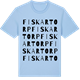Blue Soul t-shirt med Fiskartorp ordlek t-shirt