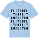 Blue Soul t-shirt med Flitbo ordlek t-shirt