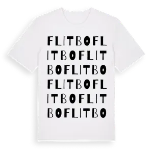 Flitbo ordlek t-shirt – ekologisk bomull t-shirt från Pinshirt