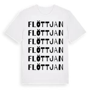 Flöttjan ordlek t-shirt – ekologisk bomull t-shirt från Pinshirt