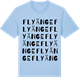 Blue Soul t-shirt med Flyänge ordlek t-shirt