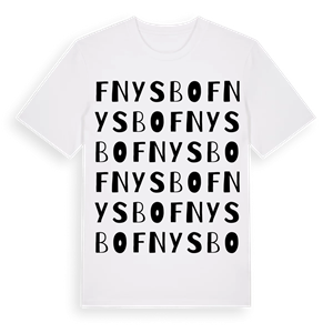 Fnysbo ordlek t-shirt – ekologisk bomull t-shirt från Pinshirt
