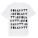 Folkhyttan ordlek t-shirt