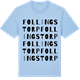 Blue Soul t-shirt med Follingstorp ordlek t-shirt