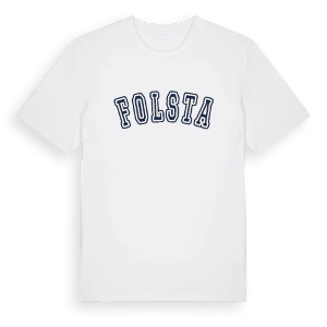 Folsta college t-shirt – ekologisk bomull t-shirt från Pinshirt