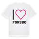 Jag älskar Forsbo t-shirt stort tryck