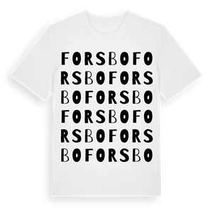 Forsbo ordlek t-shirt – ekologisk bomull t-shirt från Pinshirt