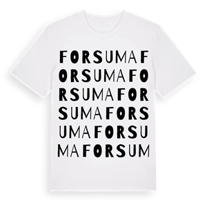 Forsuma ordlek t-shirt – ekologisk bomull t-shirt från Pinshirt