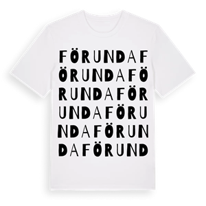 Förunda ordlek t-shirt – ekologisk bomull t-shirt från Pinshirt