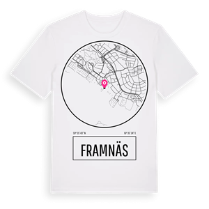 Framnäs t-shirt – ekologisk bomull t-shirt från Pinshirt