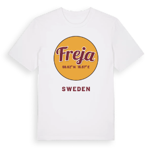 Freja cirkel t-shirt – ekologisk bomull t-shirt från Pinshirt