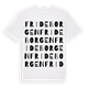 Frideborgen ordlek t-shirt