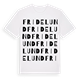 Fridelund ordlek t-shirt