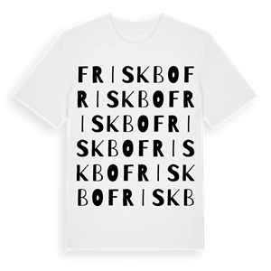 Friskbo ordlek t-shirt – ekologisk bomull t-shirt från Pinshirt