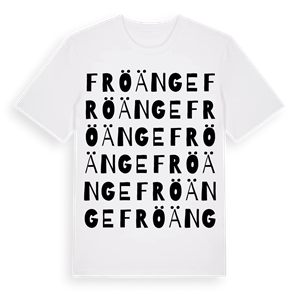 Fröänge ordlek t-shirt – ekologisk bomull t-shirt från Pinshirt