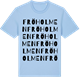 Blue Soul t-shirt med Fröholmen ordlek t-shirt