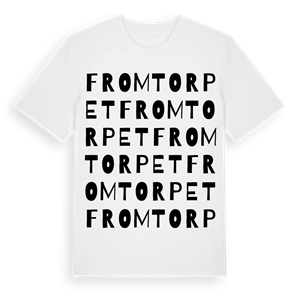 Fromtorpet ordlek t-shirt – ekologisk bomull t-shirt från Pinshirt
