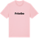 Pink Cotton t-shirt med Fröstbo fetstil t-shirt
