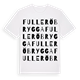 Fullerö brygga ordlek t-shirt