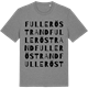 Mid Heather Gray t-shirt med Fullerö strand ordlek t-shirt