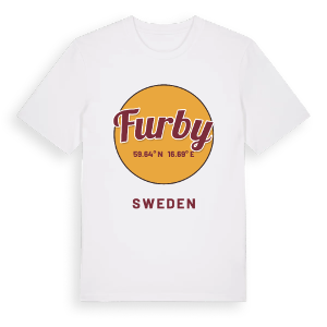 Furby cirkel t-shirt – ekologisk bomull t-shirt från Pinshirt