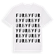 White t-shirt med Furby ordlek t-shirt